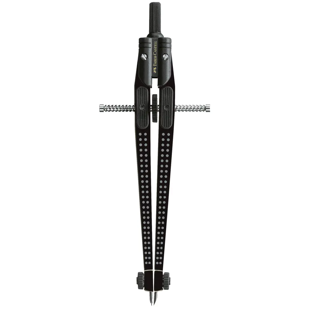 Šestilo FABER-CASTELL grip črn